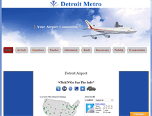 Tablet Screenshot of detroitmetro.com
